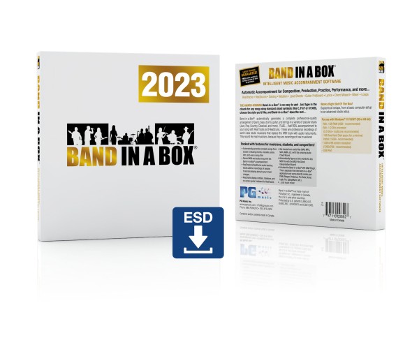 Band-in-a-Box 2023 Pro MAC Upg./Crossgrade - Download