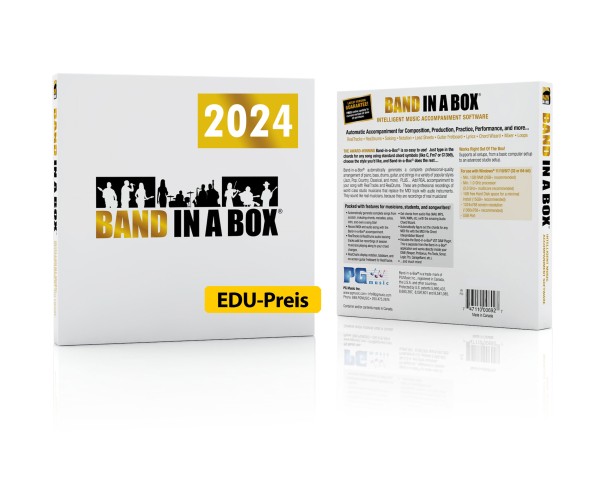 Band-in-a-Box 2024 Pro PC, EDU LabPAK