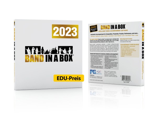 Band-in-a-Box 2023 MegaPAK MAC, EDU